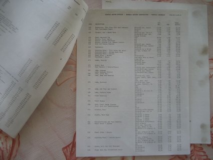 1964 Pontiac Accessory Price Lists