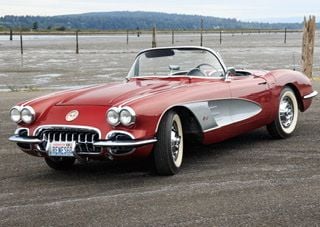 1960 Corvette with Both Tops