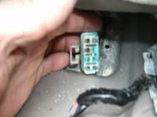 connector that can be unplugged from under the vehicle that goes to fuel pump.