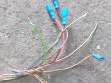 Need help wiring these few wires,,i have a new monk ecu