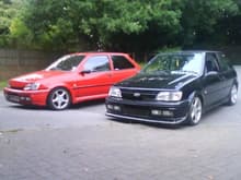 B15 TRB and my old red 1.3