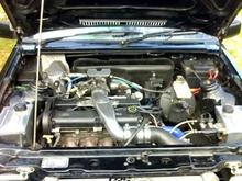 S1 Escort RST 16v Zetec Turbo Cosworth Management P8 T4 Turbo Grey injectors Antilag Coilpack air injectors MTX75 Gearbox 412bhp