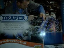 Engine bay photo in kit car magazine