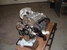 Before engine was fitted and mocked up with spare MT75 Gearbox.