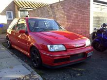 Fiesta RS Turbo. 
Before restoration..