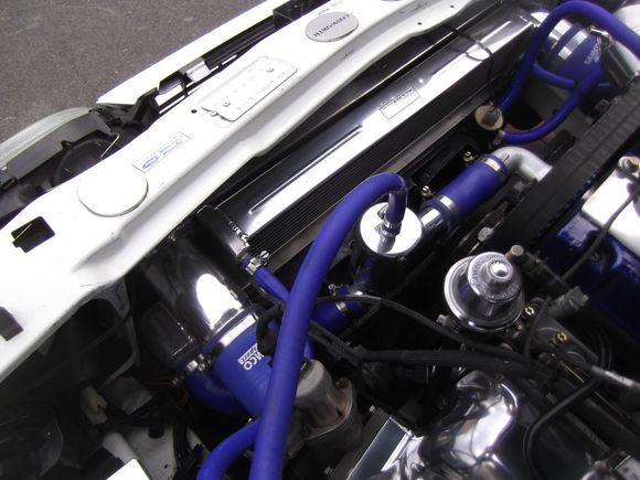 Pre-turbo cooler, RS500 style intercooler and uprated alloy radiator