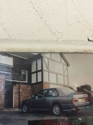 E30 M3 Evo 1 at my first house.