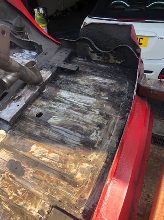 I have started to cut a recess in the old metal that was added in the 90’s as the supra diff hits the cross member with the cradle in there. The cross member no longer does anything but I will leave it for some strength.