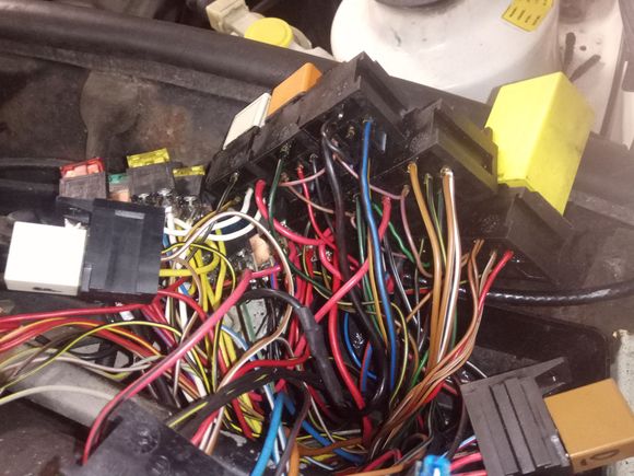 time to solder the new DIY one in place