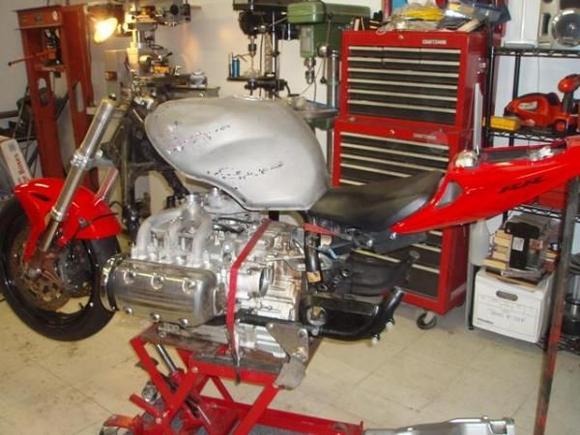 Start with 1520 cc's - add some CBR1000RR parts...