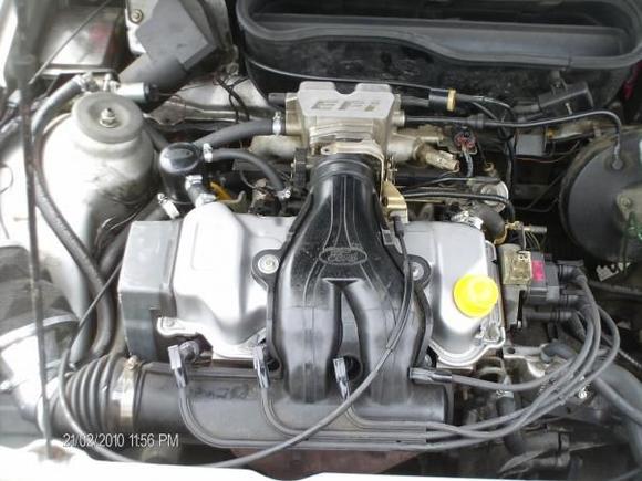 modified engine bay