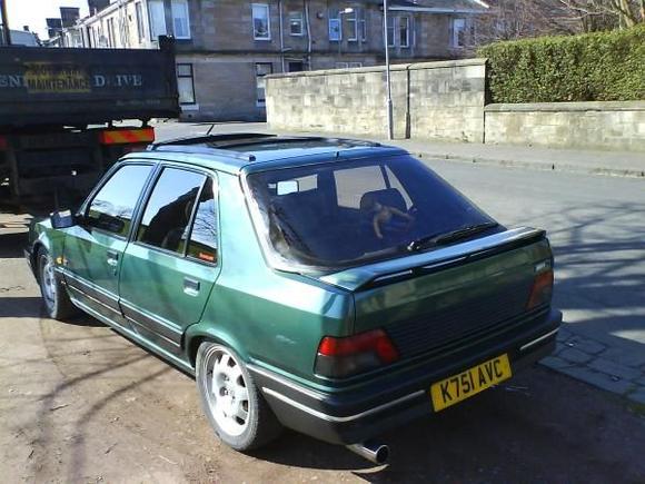 my 309 goodwood "woody" not his best pic wrong wheels on
