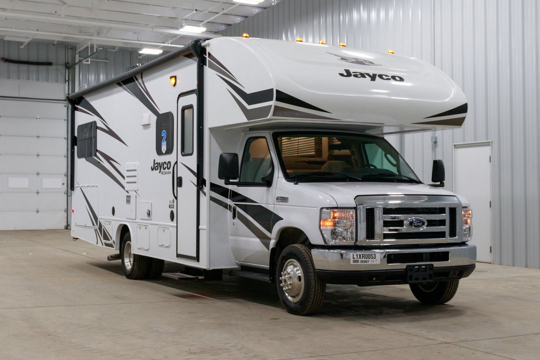 2020 Jayco Redhawk 25R Outside Kitchen Class C Motorhome RV for Sale in Best Class C Rv With Outdoor Kitchen