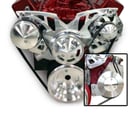SBC Style Track Pulley Set w/Power Steering, by MARCH PERFOR  for sale $2,049 
