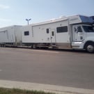 2006 Renegade Motorcoach and stacker trailor