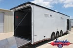 34' Black-Out Auto Master +12 SPD-LED Race Trailer Wacobill.
