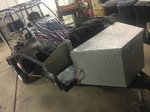 Wing Cage Kart with open 4'x8' trailer