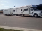 2006 Renegade Motorcoach and stacker trailor
