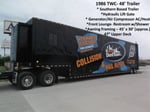 1986 TWC-48' Racecar Trailer Liftgate with Lounge