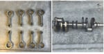 LS7 / 427 titanium rods and lightweight crankshaft for sale