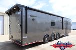 40' Gooseneck Race Trailer with Bathroom @ Wacobill.com 