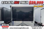PRICE REDUCED! 8.5X28 TA Loaded Race Trailer  for sale $29,999 