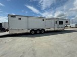 USED HAULMARK 42' GOOSENECK LIVING QUARTERS RACE TRAILER   for sale $24,999 