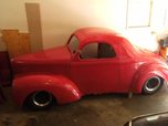 41 Willys Coupe-fiberglass body  for sale $4,000 