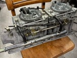 289-302 duel quad manifold -carbs  for sale $2,000 