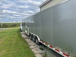 2017 vintage outlaw race trailer 34’ with living quarters  for sale $35,000 