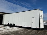 40FT Screw Lift Gate Late Model Style Tag Trailer.