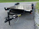 7x18 STEEL DECK CAR TRAILER 7K GVW  for sale $4,899 
