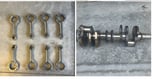 LS7 / 427 titanium rods and lightweight crankshaft for sale  for sale $1,850 