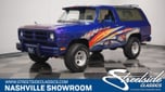 1989 Dodge Ramcharger for Sale $24,995