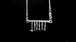 TOOL BAR PENDANT STERLING SILVER-(92.5)  for sale $85 