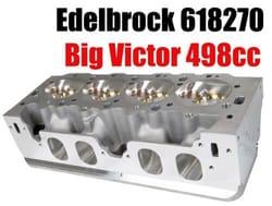 Edelbrock Musi 618270 Big Vic 498cc CNC 12 Degree heads