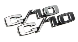 Front Fender Emblem - "C/10" - LH/RH Pair - 69-70 Chevy C10 