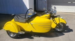1940 Indian Four Motorcycle w Period Correct Sidecar