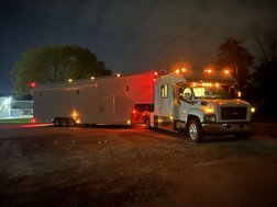 2005 Chevy 7500 Totor & 2007 40" Aluminum Stacker Trailer  for sale $159,000 