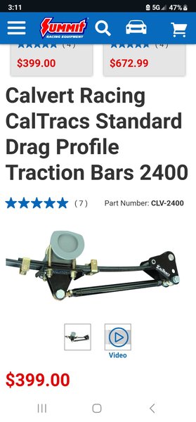 Calvert Caltrac Bars  for Sale $300 