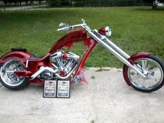 1 of a kind custom chopper  