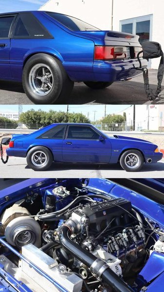 89 foxbody hatchback/6.0 LS 83 mm turbo setup prostreet  for Sale $28,000 