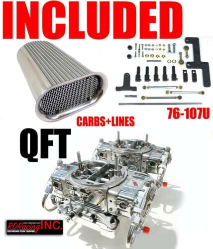QUICK FUEL HR-750-B2 BLOWER SUPERCHARGER CARBS LINES LINKAGE  for Sale $2,649 