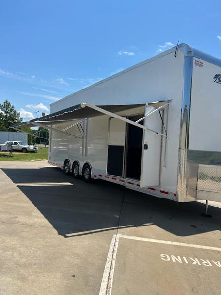 ATC ENCLOSED CAR HAULER STACKER WITH SHELVING   for Sale $83,000 