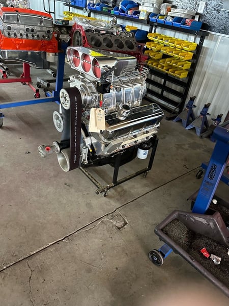 454 with a 8-71 blower set up for a jet boat  for Sale $11,500 