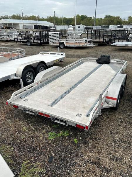 2014 ALUMA 7816R 16 FT ALUMINUM CAR TRAILER 