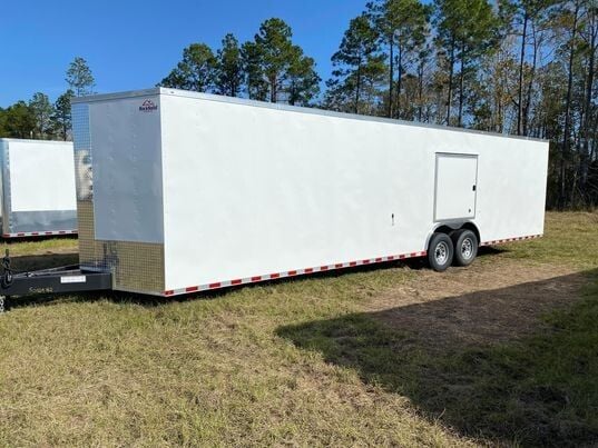 🤩 NEW White Enclosed Cargo Trailer  for Sale $10,941 