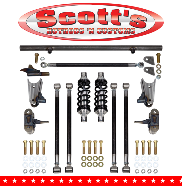 Scott's Hotrods Coilover 4-Bar Rear Suspension