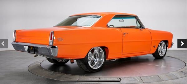 1966 Chevy II Nova (Tangelo Tango - "The Murder Pumpkin  for Sale $120,000 