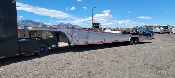 REDUCED PRICE! 48' Aluminum Wedge Trailer  for Sale $13,950 